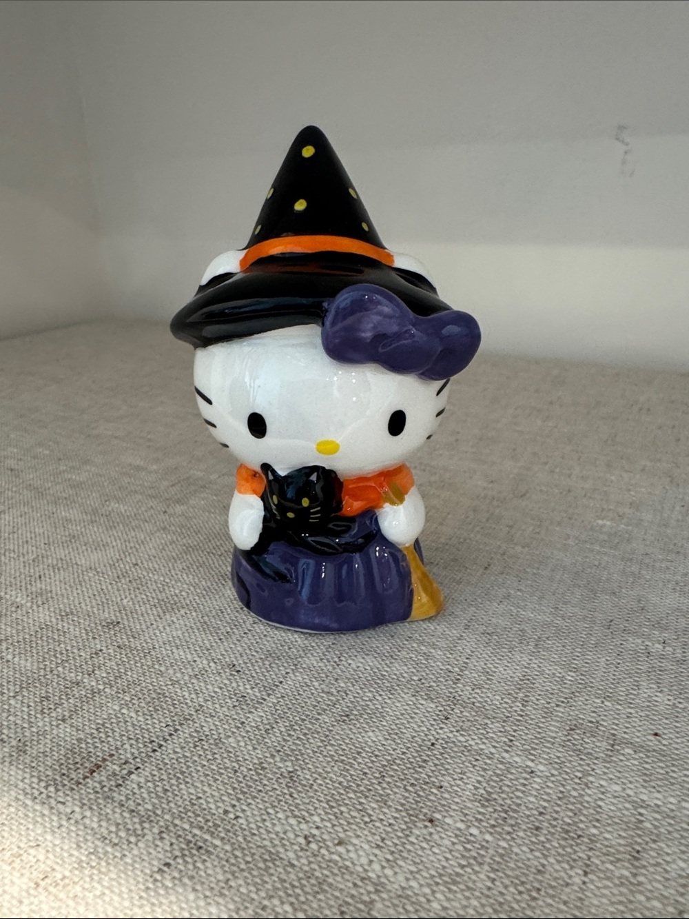 Hello Kitty Halloween Witch Figurine